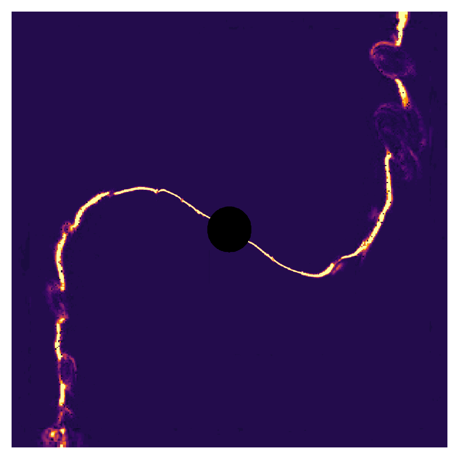 A transient black hole pulsar (credit: Yoonsoo Kim).